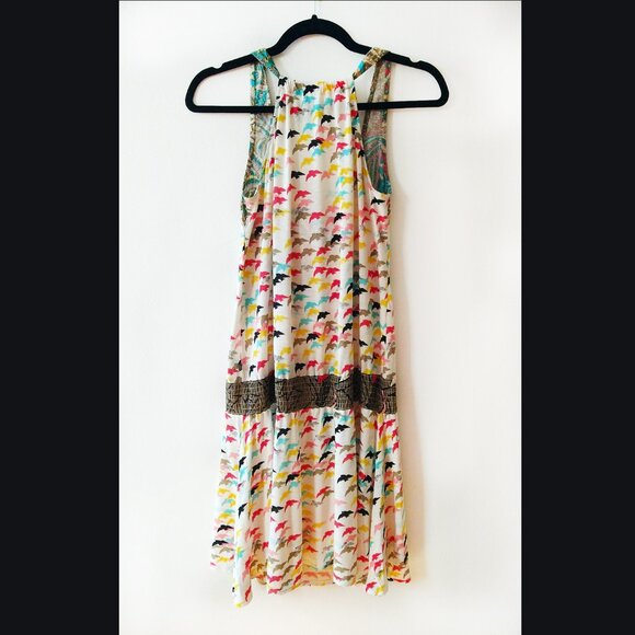 DEPT Birds of Paradise Multicolour Drop Waist Dress - Picture 2 of 6